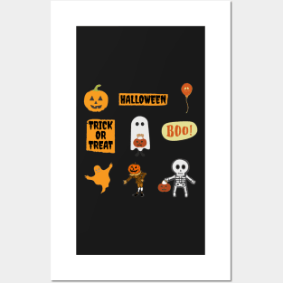 Halloween Stickers Various Collection Posters and Art